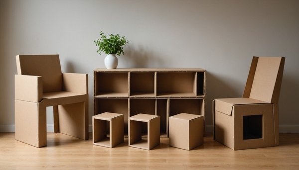 Meuble en carton : l'élégance écoresponsable réinventée